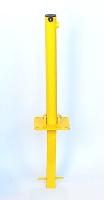 Small Fold Down Parking Post With Integral Lock & Spigot Base