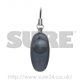 SG375B SureGuard Mini Basic Personal Attack Alarm Black
