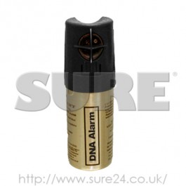 SG800DNA Gas Personal Attack Alarm Gold with Black Top