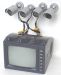 4 Camera CCTV Monitoring and Alarm System