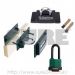 Sterling LCKGA2 Ground-Wall Security Anchor Kit with Padlock