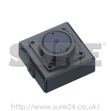 KPC-EX500P Board Camera Flat Pinhole Lens 3.7mm 1/3" Mono 420TVL 25mm sq 9-15V DC Ex-View Internal